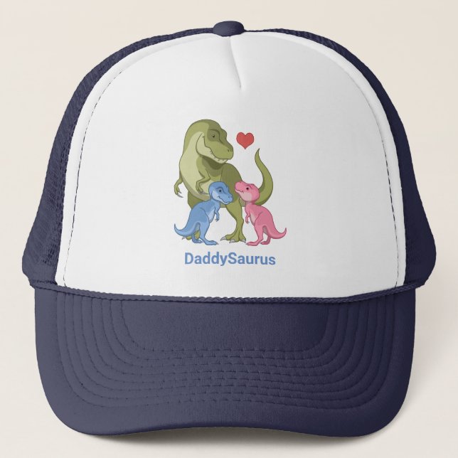 Boné Dinossauros Green T-Rex e Baby Girl (Frente)