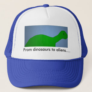 Boné Dinossauros para o Chapéu dos Aliens