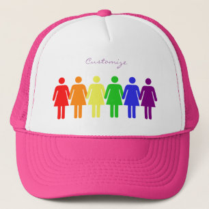 Boné direitos das mulheres LGBTQIA Thunder_Cove qualque