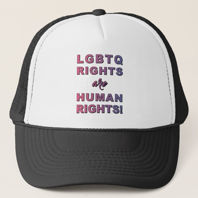 BONÉ DIREITOS LGBTQ... (Frente)