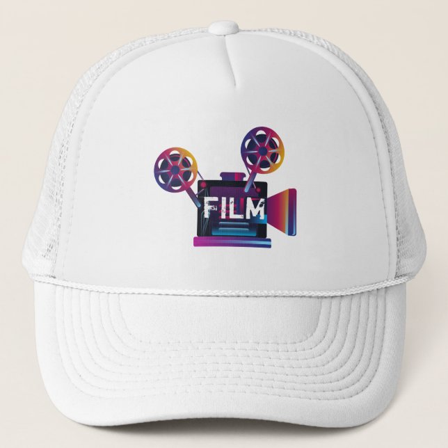 Boné Diretor de Filme Rainbow Movie Maker Hat (Frente)