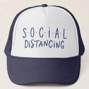 Boné Distância social