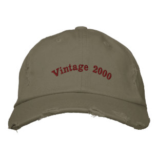 Boné Distress Vintage 2000 em Oliva Claro Heritage