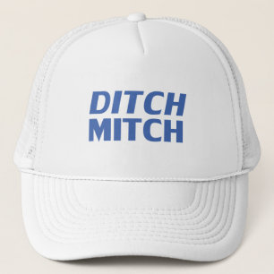 Boné "Ditch Mitch" azul, branco