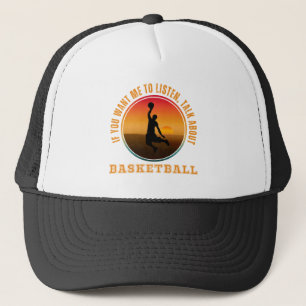 Boné Dito engraçado de basquete Silhueta vintage jogado