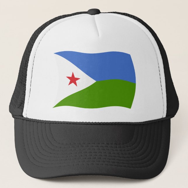 Boné Djibouti Flag Hat (Frente)