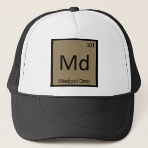 Boné DM - Símbolo da mesa periódica da química da da