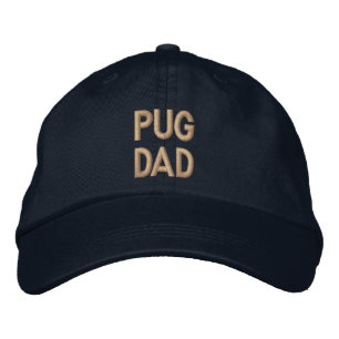 Boné do bordado do Pai Pug
