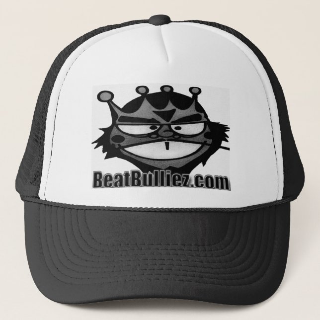 Boné do camionista do logotipo da intimidação (Frente)