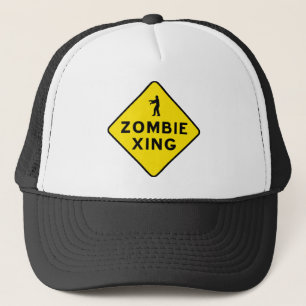 Boné do cruzamento do zombi