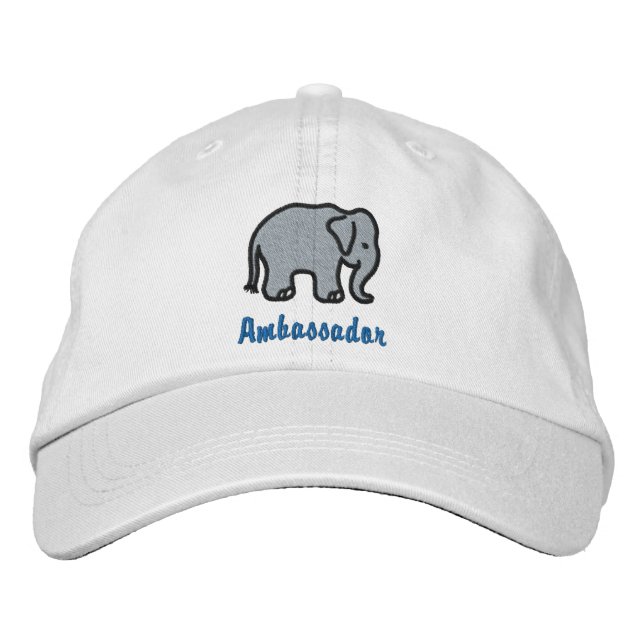 Boné do embaixador do elefante (Frente)