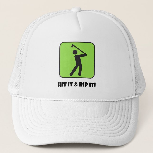 Boné do Golfer Personalizado (Frente)