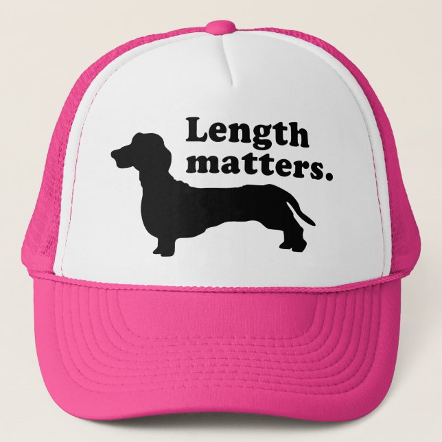 Boné Do "matérias comprimento." (Dachshund) (Frente)