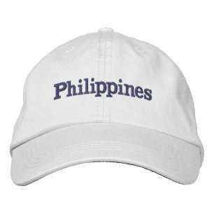 Boné do Orgulho Filipino com Letra Design
