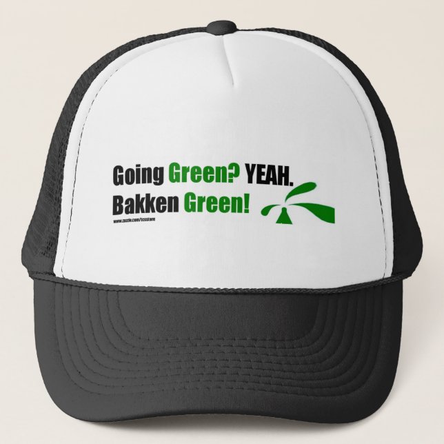 Boné do verde de Bakken (Frente)