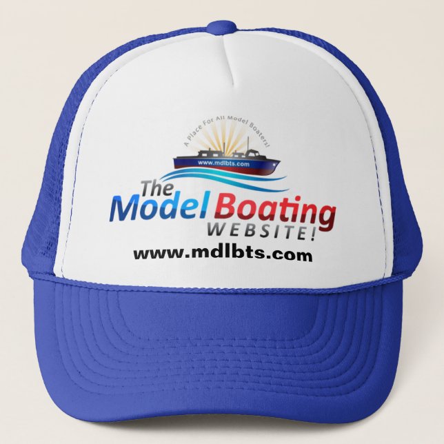 Boné do Web site dos barcos modelo! (Frente)