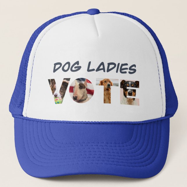 Boné Dog Ladies Vote Hat (Frente)