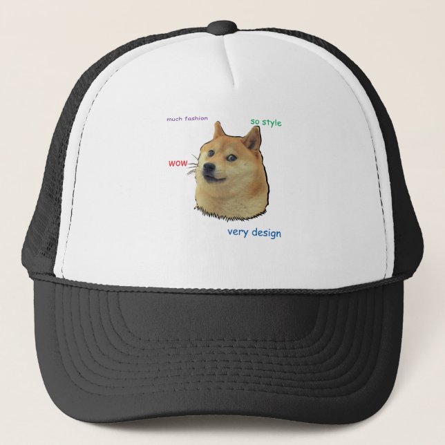 Boné Doge.  Assim Shibe (Frente)
