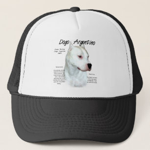 Boné Dogo Argentino History Design