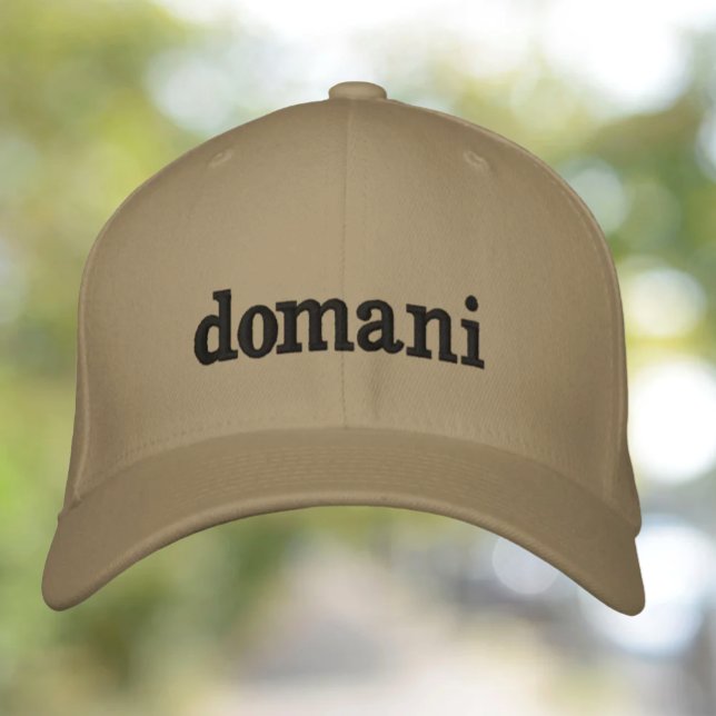 Boné Domani (eu vou chegar lá amanhã) Procrastinador (Criador carregado)