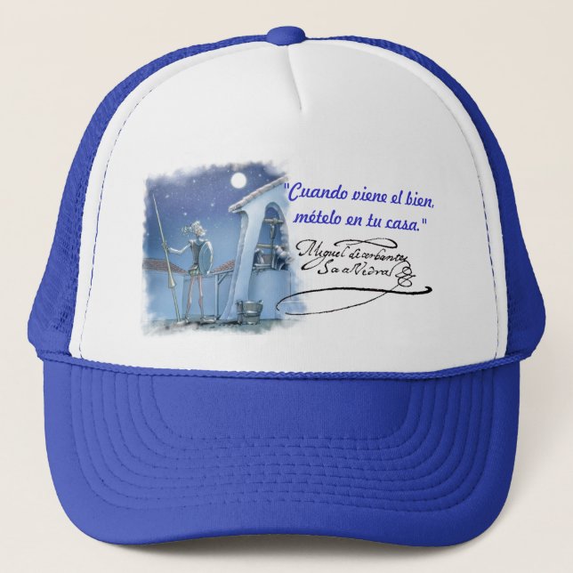 Boné DON QUIJOTE - SANCHO - Cervantes - Gorra Visera (Frente)