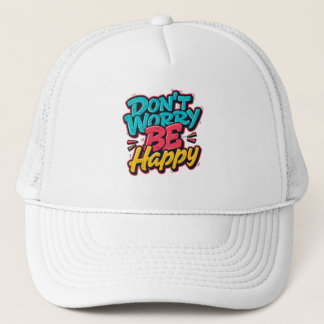 Boné Don’t Worry Be Happy Graffiti Hat