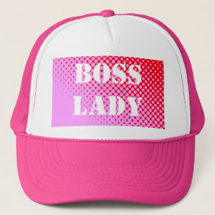 Boné Dona Chefe Chapéu Rosa