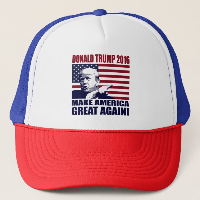 Boné Donald Trump 2016 para o presidente Chapéu (Frente)