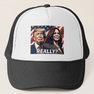 Boné Donald Trump Kamala Harris Sério?