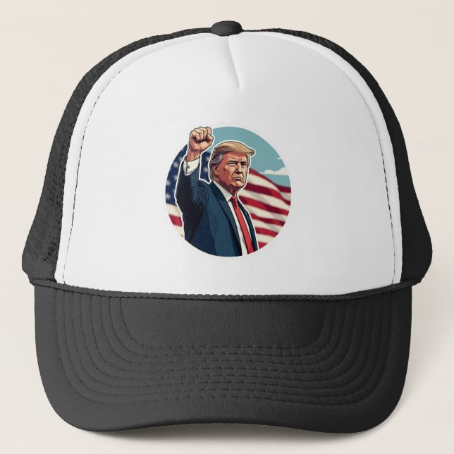 Boné Donald Trump Trucker Hat (Frente)