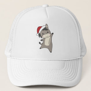 Boné Donkey Christmas Donkeys Animais de inverno