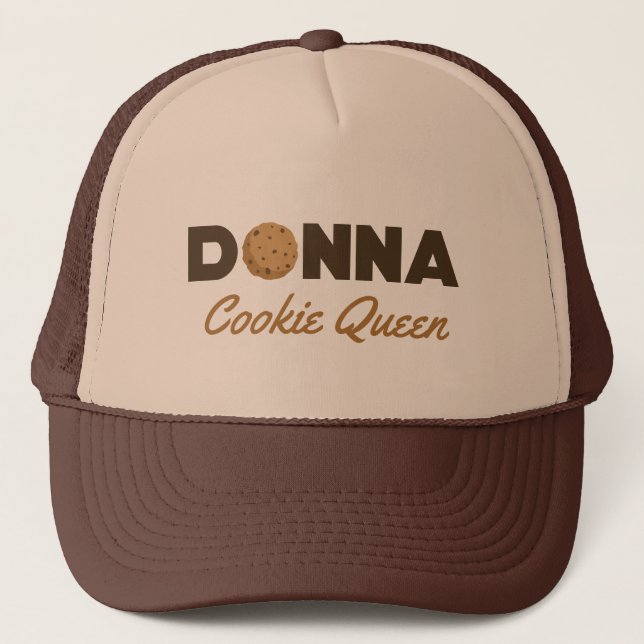 Boné Donna cookie Queen Trucker Hat (Frente)