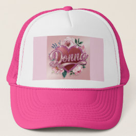 Boné Donna Hat Personalizado Rosa