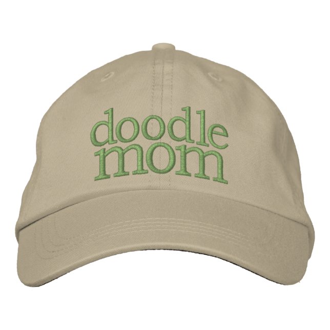 Boné "Doodle MÃE"  Gorro de Beisebol Bordado Amante de  (Frente)