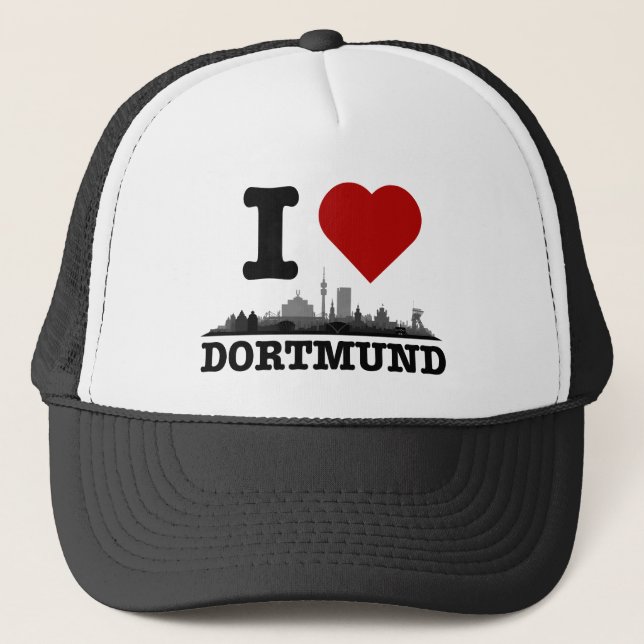 Boné Dortmund City Skyline - Geschenkideen outros (Frente)