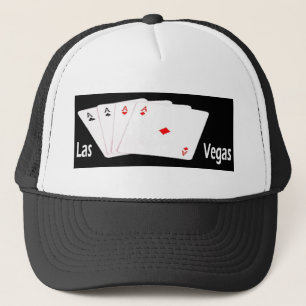 Boné dos áss de Las Vegas 4 para o jogador!