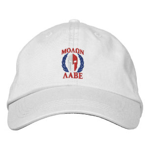 Boné Dos louros espartanos do capacete de Molon Labe