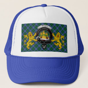 Boné Douglas Scottish Tartan & Crachá Trucker Hat