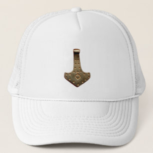 Boné Dourado Thor Hammer - chapéu branco