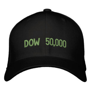 Boné Dow 50.000 Celebração do mercado de ações