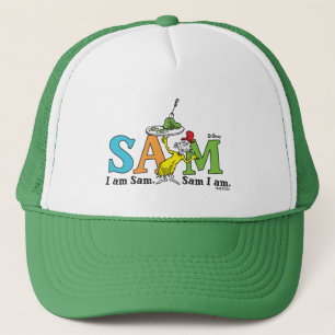 Boné Dr. Seuss   Eu sou Sam. Sam eu sou.