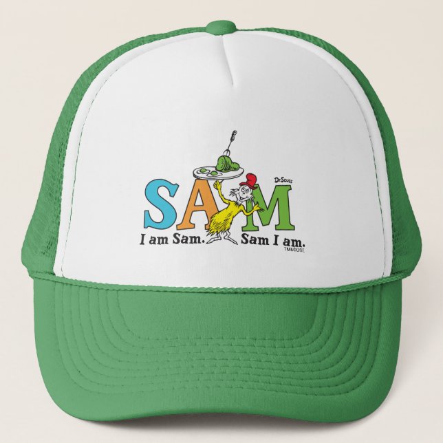 Boné Dr. Seuss | Eu sou Sam. Sam eu sou. (Frente)