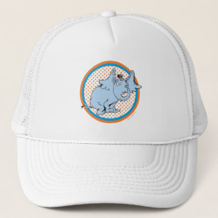 Boné Dr. Seuss Horton Ouve Um Quem Pontos Polka Laranja