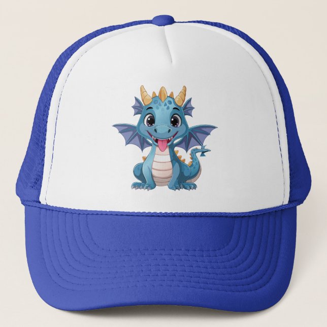Boné dragão azul (Frente)