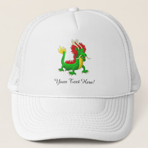 Boné Dragão Azul Moderno Chinês