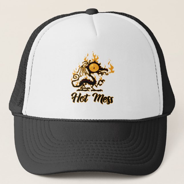 Boné Dragão Crispado Quente (Frente)