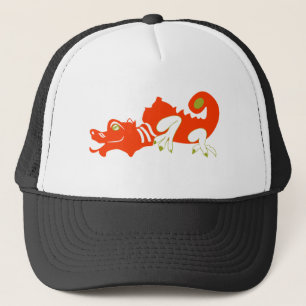 Boné Dragão vermelho