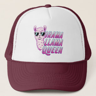 Boné Drama Llama Rainha Cute Llama com mulheres de ócul
