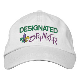 Boné Drinker designado - Mardi Gras