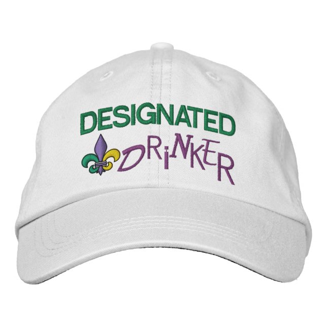 Boné Drinker designado - Mardi Gras (Frente)